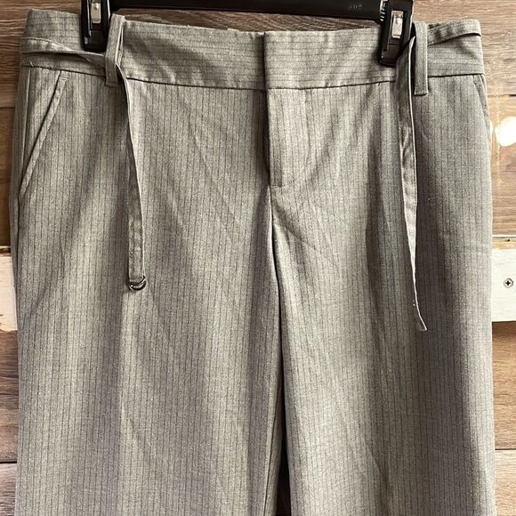 Gap Ladies Trousers, Size Stretch 8 regular, Gray with thin black lines - Picture 2 of 7